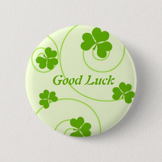 幸運 缶バッジ (正面)