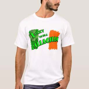 幸運Callaghanのアイルランド人のシャムロックがあるため Tシャツ