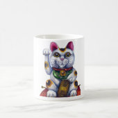 幸運Maneki Neko コーヒーマグカップ (中央)