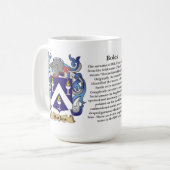 幹は、起源、意味および頂上示します コーヒーマグカップ (正面左)