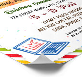 幹デイスクールイベントチラシのポスター ポスター (角)