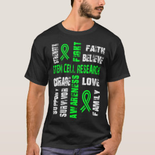 幹細胞信じ研究の支援と闘い Tシャツ