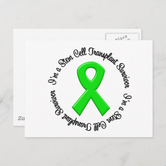 幹細胞移植を乗り越えた私 ポストカード (正面/裏面)