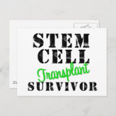 幹細胞移植生存者 ポストカード (正面/裏面)