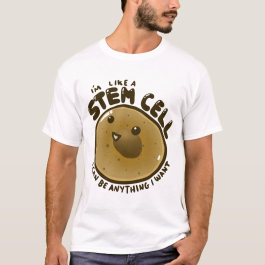 幹細胞 – 生物学 Tシャツ (正面)