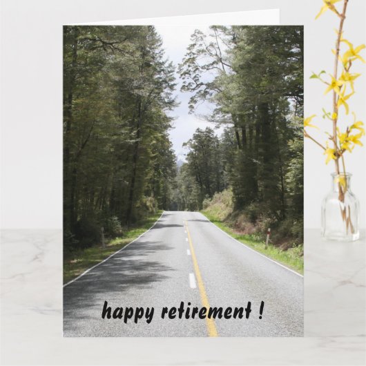 幹線道路 カード (黄色い花)