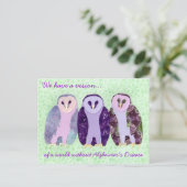 幻のフクロウ ポストカード (スタンド正面)