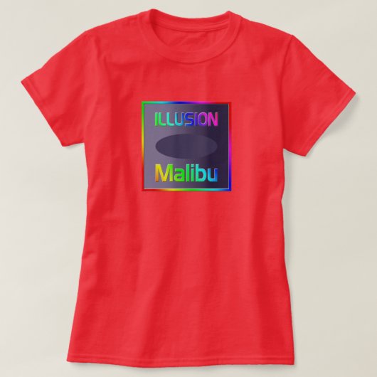 「幻のマリブ」Tシャツ！Tシャツ Tシャツ (デザイン正面)