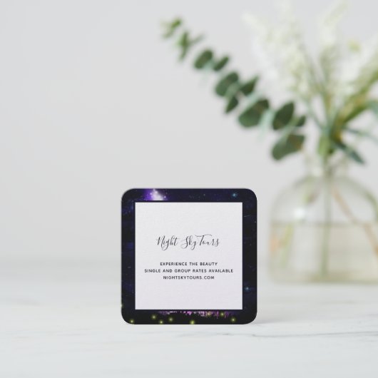 幻の天の川広場名刺 スクエア名刺 (スタンド正面)