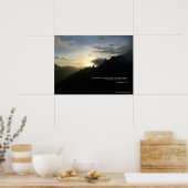 幻の尖塔サンセット ポスター (キッチン)