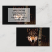 『幻の狼』 名刺 (正面/裏面)