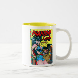 幻影の女性コーヒー・マグ ツートーンマグカップ