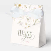 幻想のおとぎ話の庭とリボンのブライダルシャワー フェイバーボックス (正面サイド)