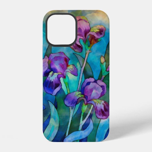 幻想のアヤメ iPhoneケース (裏面)