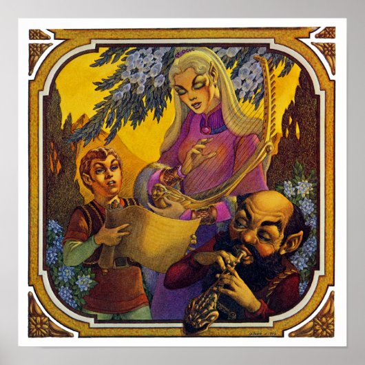 幻想のコンサートプリント ポスター (正面)