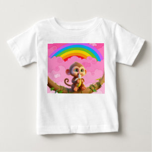 幻想のサル ベビーTシャツ
