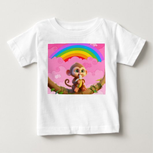 幻想のサル ベビーTシャツ (正面)