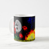 幻想の世界の眩暈がするようなマグ コーヒーマグカップ (正面左)