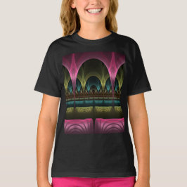 幻想の劇場、抽象的なカラフルなフラクタルアート Tシャツ