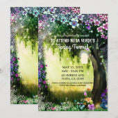 幻想の森　エンシャンテッドグロウ　フォレストプロム 招待状 (正面/裏面)