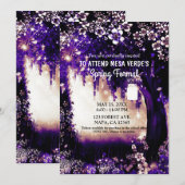 幻想の森　エンchantedパープルサマー 招待状 (正面/裏面)