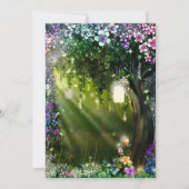 幻想の森　神秘の花園 フォーマルパーティーのご案内 招待状 (裏面)