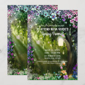 幻想の森　神秘の花園 フォーマルパーティーのご案内 招待状 (正面/裏面)