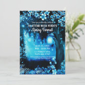 幻想の森 神秘的な青い森のプロム 招待状 (スタンド正面)