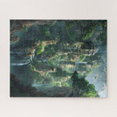 幻想の滝の王国 ジグソーパズル (横)