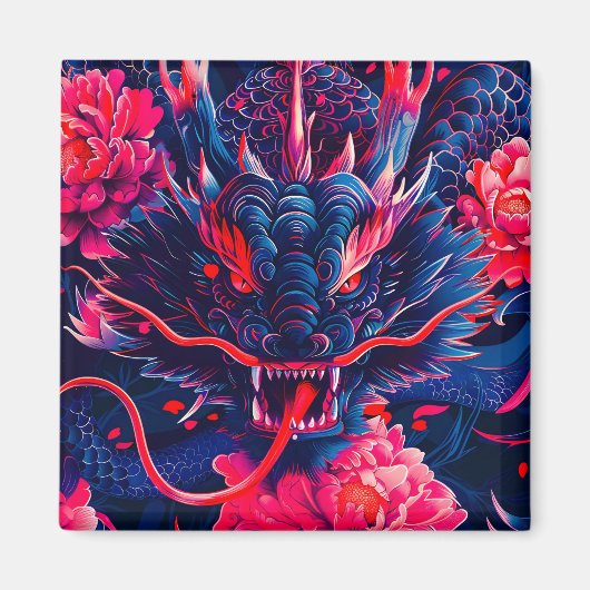 幻想の花咲き竜の怒り マグネット (正面)