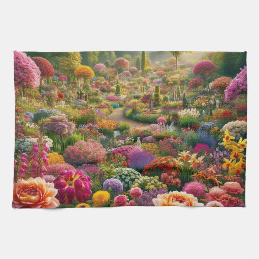 幻想の花園 キッチン タオル (横)