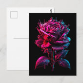 幻想の薔薇 ポストカード (正面/裏面)