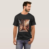 幻想の表彰台 美しい猫 Tシャツ (正面フル)