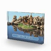 幻想の要塞 激励の引用アート フォトブロック (右)