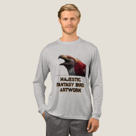 幻想の鳥のアートワーク トライブレンドTシャツ