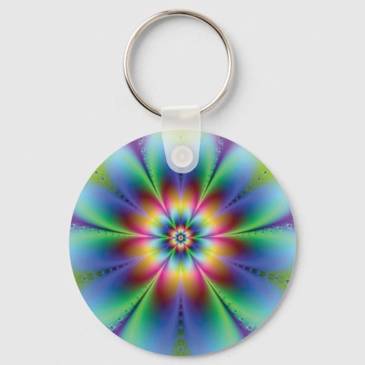 幻想フラワーキーチェーン キーホルダー (正面)