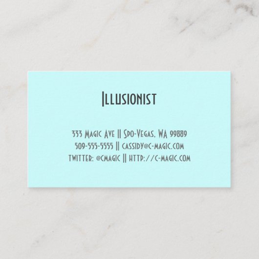 幻想家 名刺 (裏面)