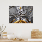 幻想抽象芸術ポスター ポスター (キッチン)