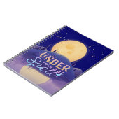 幻想月明かりのノートのカバー ノートブック (左側)