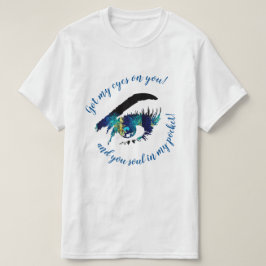 幻想的で官能的で目のフェミニン見える光景 Tシャツ