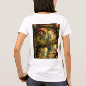 幻想的ないたずら双面魔法の森Tシャツ Tシャツ (裏面)