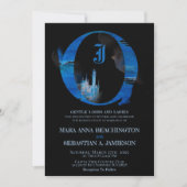 ～* 幻想的なおとぎ話の城での中世のウェディング *~ 招待状 (正面)