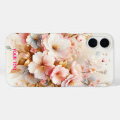 幻想的なかわいいパステルピンクの桜 Case-Mate iPhoneケース (裏面 (横))