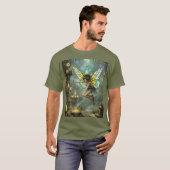 幻想的なかわいい妖精の蝶の羽 Tシャツ (正面フル)