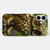 幻想的なかわいい真鍮のフクロウスケート Case-Mate iPhoneケース (裏面 (横))