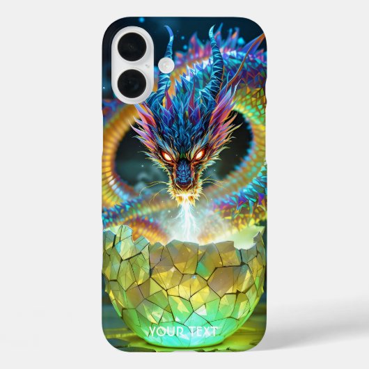 幻想的なかわいい緑のドラゴンの卵 Case-Mate iPhoneケース (裏面)
