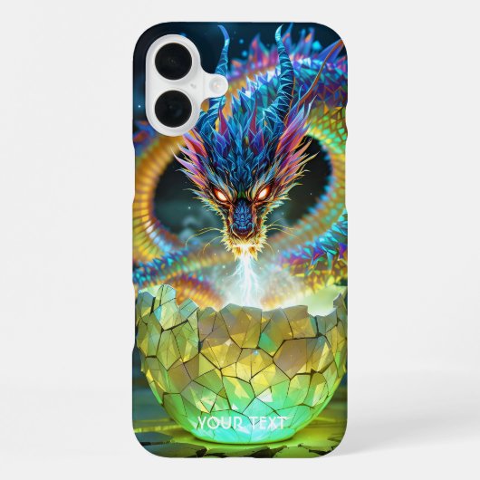 幻想的なかわいい緑のドラゴンの卵 iPhoneケース (裏面)