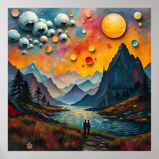 幻想的なエイリアンランドスキャップの永遠の奇跡 ポスター (正面)