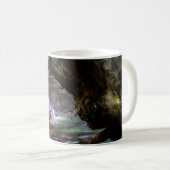 幻想的なエルフの森の絵/壁画 コーヒーマグカップ (正面右)