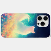 幻想的なオオカミの夜の歌 Case-Mate iPhoneケース (裏面 (横))